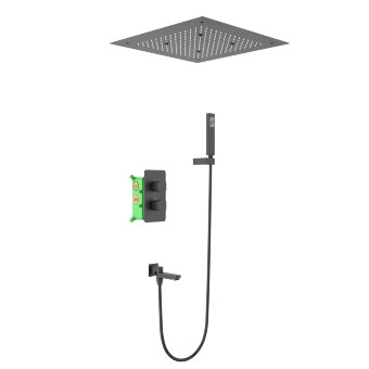 Душевая система встроенная с термостатом Timo Petruma SX-5019/03SM черный Душевая система встроенная с термостатом Timo Petruma SX-5019/03SM черный