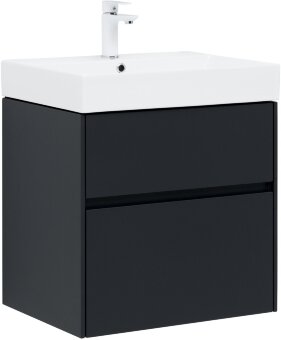 Тумба под раковину Aquanet Бруклин 60 антрацит матовый Тумба под раковину Aquanet Бруклин 60 антрацит матовый