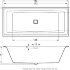 Акриловая ванна STILL SQUARE - PLUG & PLAY L 180x80