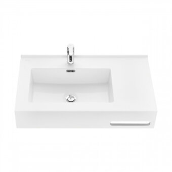 Раковина КВАДРО Про 80, левая Раковина КВАДРО Про 80, левая