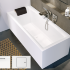 Акриловая ванна STILL SQUARE - PLUG & PLAY 170x75