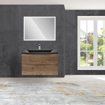 База под раковину Mia 800 подвесная, 2 выкатных ящик soft close, V.Oak База под раковину Mia 800 подвесная, 2 выкатных ящик soft close, V.Oak