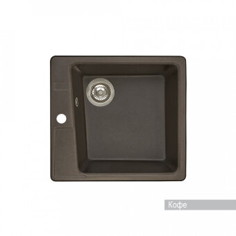 Мойка для кухни Парма 510x470x175 мм, квадратная, кофе Мойка для кухни Парма 510x470x175 мм, квадратная, кофе