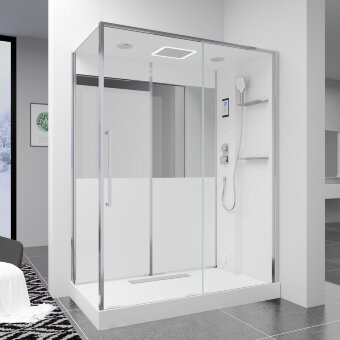 Душевая кабина c паром B&W G8890 (850х1600х2200) Душевая кабина c паром B&W G8890 (850х1600х2200)