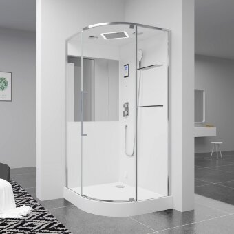 Душевая кабина c паром B&W G8891 (1000х1000х2200) Душевая кабина c паром B&W G8891 (1000х1000х2200)