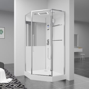 Душевая кабина c паром B&W G8895 (1000х1000х2200) Душевая кабина c паром B&W G8895 (1000х1000х2200)