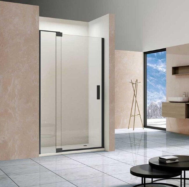 Душевая дверь Extra VDP-1E8090CLB, 800/900, черный, стекло прозрачное Душевая дверь Extra VDP-1E8090CLB, 800/900, черный, стекло прозрачное