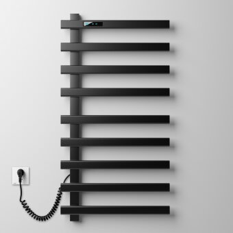 Полотенцесушитель N-355В-I Matt Black / with touch controller (920х480x50) Полотенцесушитель N-355В-I Matt Black / with touch controller (920х480x50)