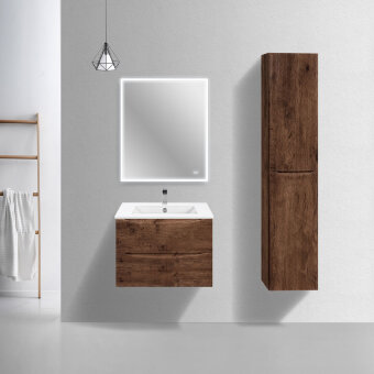 База под керамическую раковину Mia Slim 700 подвесная, 2 выкатных ящика soft close, R.Wood База под керамическую раковину Mia Slim 700 подвесная, 2 выкатных ящика soft close, R.Wood