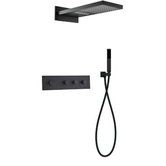 Смеситель B&W UK8330B душевой встраиваемый комплект, Matt Black, шт Смеситель B&W UK8330B душевой встраиваемый комплект, Matt Black, шт