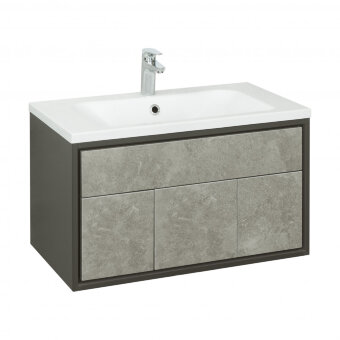 Тумба УЭЛЬС 80, графит (под раковину БРУК 80) Тумба УЭЛЬС 80, графит (под раковину БРУК 80)
