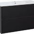 Тумба под раковину Aquanet Милан 100 черный глянец Тумба под раковину Aquanet Милан 100 черный глянец