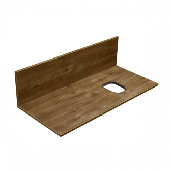 Столешница с панелью МИШЕЛЬ 100, дуб рустикальный, универсальная Столешница с панелью МИШЕЛЬ 100, дуб рустикальный, универсальная