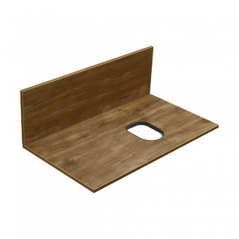 Столешница с панелью МИШЕЛЬ 80, дуб рустикальный, универсальная Столешница с панелью МИШЕЛЬ 80, дуб рустикальный, универсальная