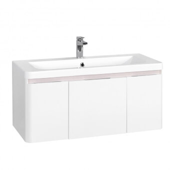 Тумба ШЕРИЛЛ 105, подвесная, белая (под раковину ШЕРИЛЛ 105) Тумба ШЕРИЛЛ 105, подвесная, белая (под раковину ШЕРИЛЛ 105)