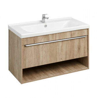 Тумба-умывальник ХОУП 100, 1 ящ., подвесная, орех (под раковину МИРАНДА 100) Тумба-умывальник ХОУП 100, 1 ящ., подвесная, орех (под раковину МИРАНДА 100)