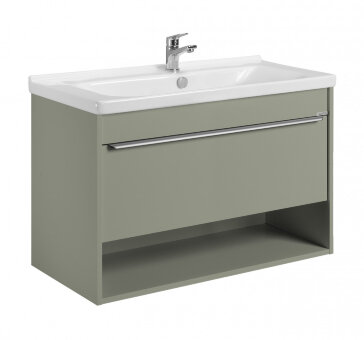 Тумба-умывальник ХОУП 100, 1 ящ., подвесная, хаки (под раковину МИРАНДА 100) Тумба-умывальник ХОУП 100, 1 ящ., подвесная, хаки (под раковину МИРАНДА 100)