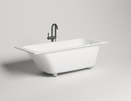 Ванна каменная пристенная глянцевая 170x80 Salini ORLANDA KIT 102116GRF окрашена по RAL Ванна каменная пристенная глянцевая 170x80 Salini ORLANDA KIT 102116GRF окрашена по RAL