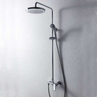 Душевая колонна со смесителем для душа Bravat Opal R F9125183CP-A2-RUS Душевая колонна со смесителем для душа Bravat Opal R F9125183CP-A2-RUS