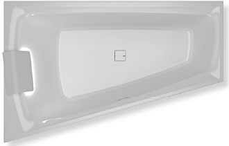 Акриловая ванна STILL SMART LED R 170x110