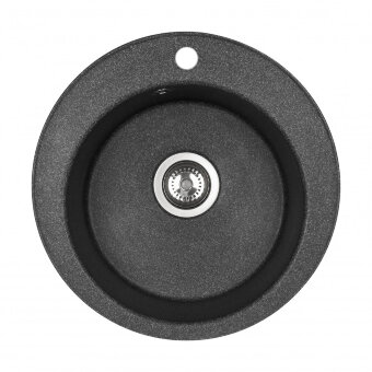 Мойка кухонная ШЕЛЛИ 50, круглая, графит Мойка кухонная ШЕЛЛИ 50, круглая, графит