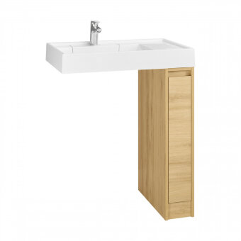 Фасад для тумбы ЛОНДРИ 20, 1шт., дуб сантана Фасад для тумбы ЛОНДРИ 20, 1шт., дуб сантана