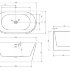 Акриловая ванна ABBER AB9216-1.3 Акриловая ванна ABBER AB9216-1.3