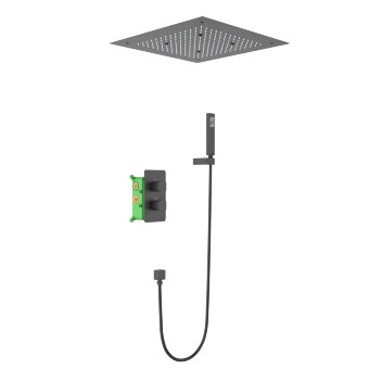 Душевая система встроенная с термостатом Timo Petruma SX-5029/03SM черный Душевая система встроенная с термостатом Timo Petruma SX-5029/03SM черный